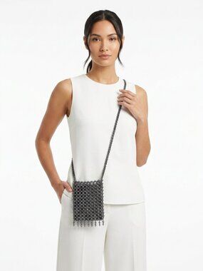 Gorgio Beverly Hills Exclusive Beaded Crossbody Bag – Like New ✨